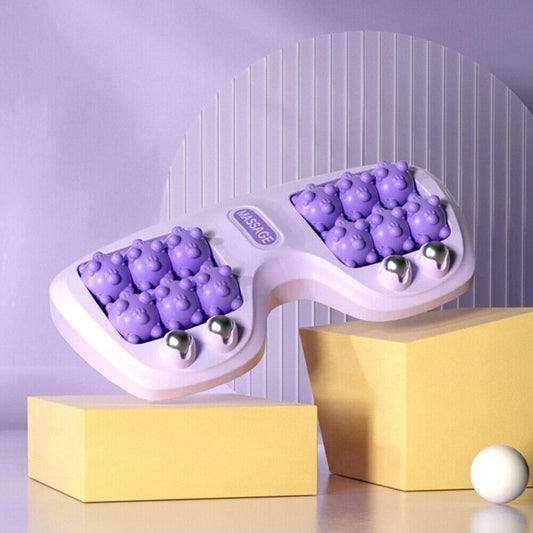 Roller Manual Foot Massager – Body Stress Buster & Acupressure Point Device for Foot & Leg Pain Relief (Random Color)