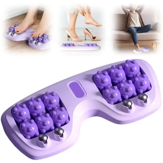 Roller Manual Foot Massager – Body Stress Buster & Acupressure Point Device for Foot & Leg Pain Relief (Random Color)