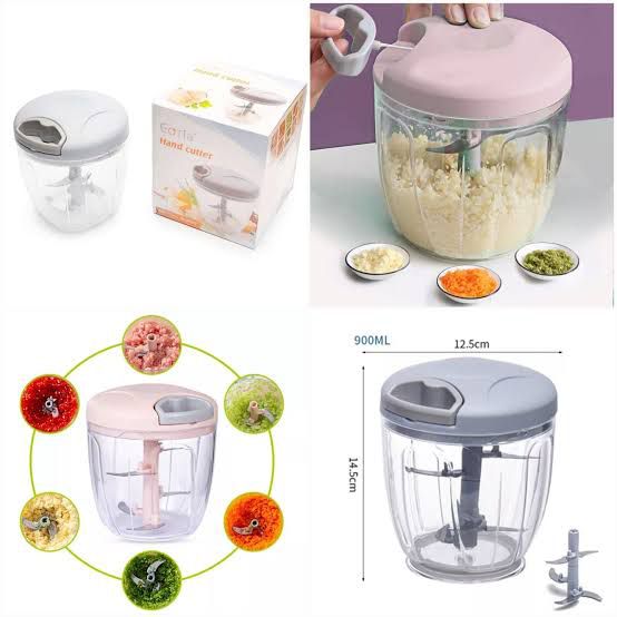 Manual Food Chopper – Hand Pull Vegetable & Meat Chopper (Large Capacity)