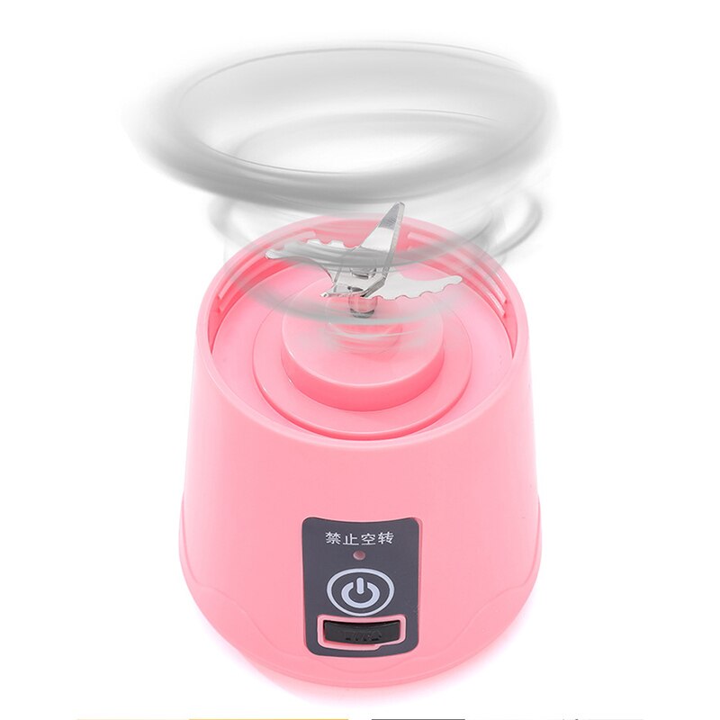 hand juicer maker fruit blender usb blender kitchen mixer kitche-6-Blade Portable Home USB Rechargeable Electric Fruit Extractor Juice Blender Machine(random color)
