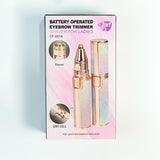 2 In 1 Battery Operated Eyebrow Trimmer Shaver For Ladies CF-001B
