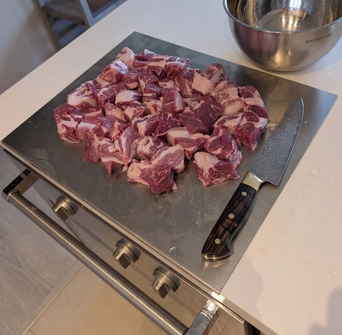 Premium Stainless Steel Cutting Board – Food Safe & Rust Resistant