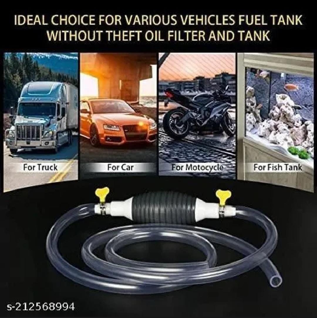 Manual Siphon Pump Fuel Transfer Hose – Multi-Purpose Liquid Transfer Pump