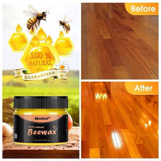 Beeswax Furniture Polish ,Wood Seasoning Beeswax - Natural Wood Wax Traditional Beeswax Polish for Wood & Furniture ,Beeswax Wood Polish and Cleaner for Furniture Care