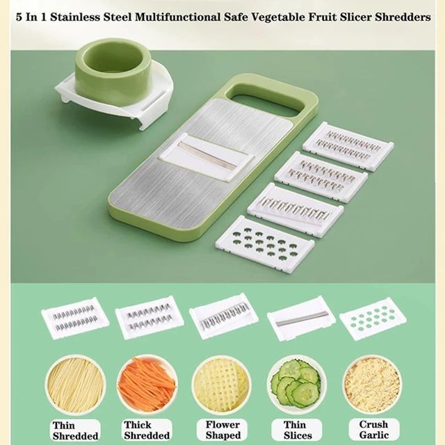 5 IN 1 Vegetable Slicer Cutter