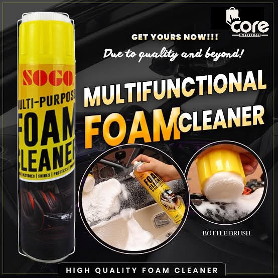 Multipurpose Foam Cleaner for Kitchen, Furniture, Fabric, Carpet, Leather, vinyl | 525ml