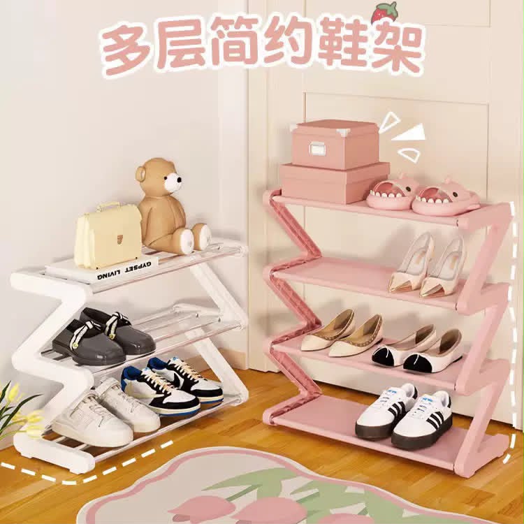 4 Layer Z Shaped Shoe Rack
