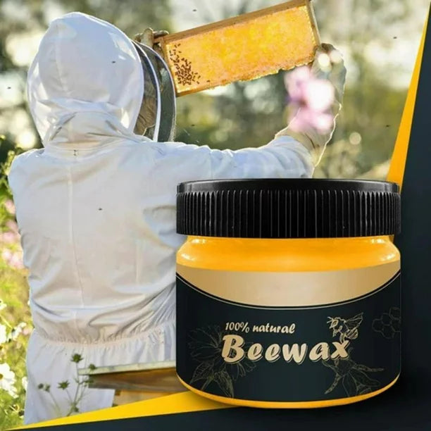 Beeswax Furniture Polish ,Wood Seasoning Beeswax - Natural Wood Wax Traditional Beeswax Polish for Wood & Furniture ,Beeswax Wood Polish and Cleaner for Furniture Care