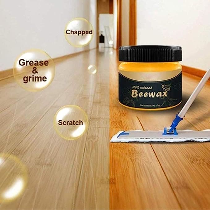 Beeswax Furniture Polish ,Wood Seasoning Beeswax - Natural Wood Wax Traditional Beeswax Polish for Wood & Furniture ,Beeswax Wood Polish and Cleaner for Furniture Care