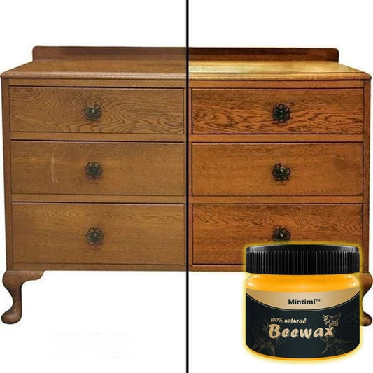 Beeswax Furniture Polish ,Wood Seasoning Beeswax - Natural Wood Wax Traditional Beeswax Polish for Wood & Furniture ,Beeswax Wood Polish and Cleaner for Furniture Care