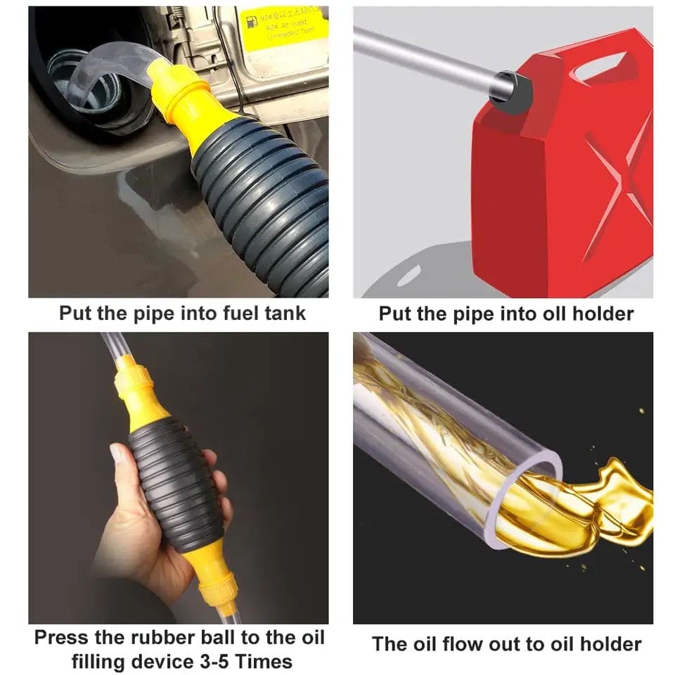 Manual Siphon Pump Fuel Transfer Hose – Multi-Purpose Liquid Transfer Pump