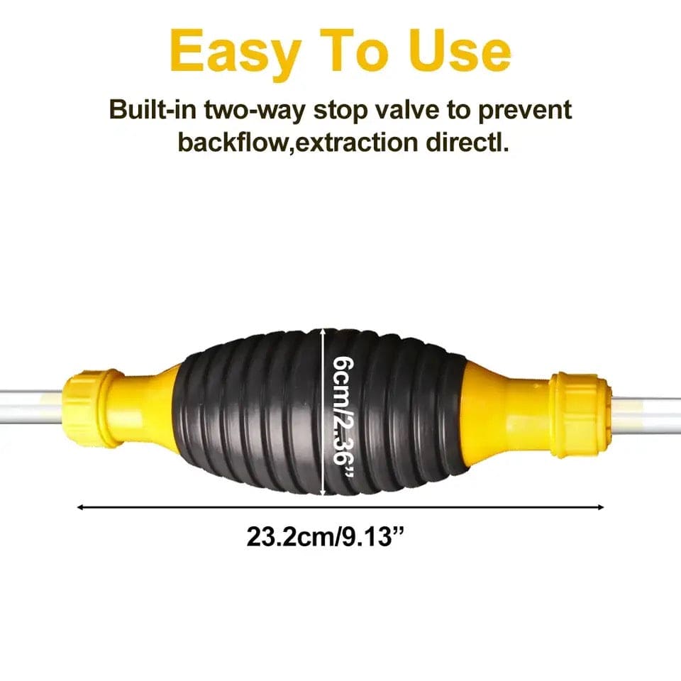 Manual Siphon Pump Fuel Transfer Hose – Multi-Purpose Liquid Transfer Pump