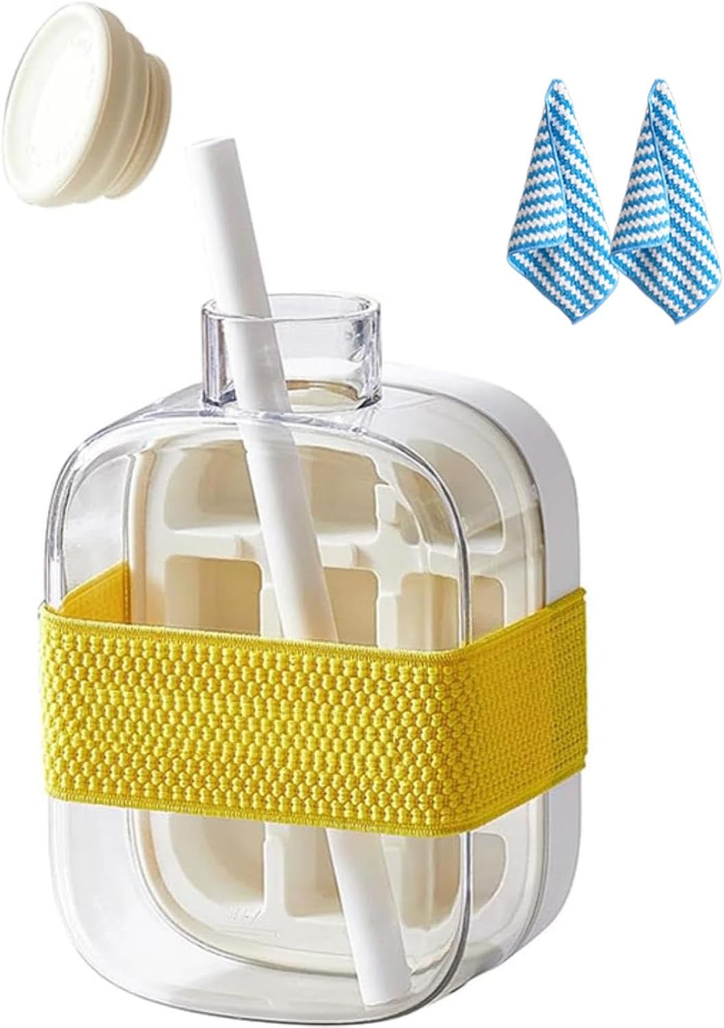 My Crush Cup Ice Cube Tray, Water Bottle Ice Cube Tray, Cool Summer Ice Cube Cup, Upgraded Ice Cube Bottle, Reusable Press-to-Cold Ice Cube Hydration - 500ml - Random Color (Fiber Glass