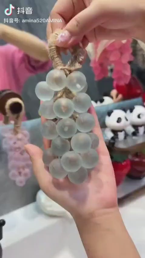 Fragrant Grape Hanging Soap & Air Freshener – Dual-Purpose Bathroom, Closet & Car Freshener